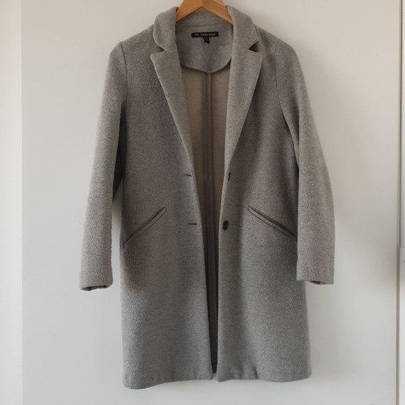 Light gray spring/autumn coat - Picture 4 of 6